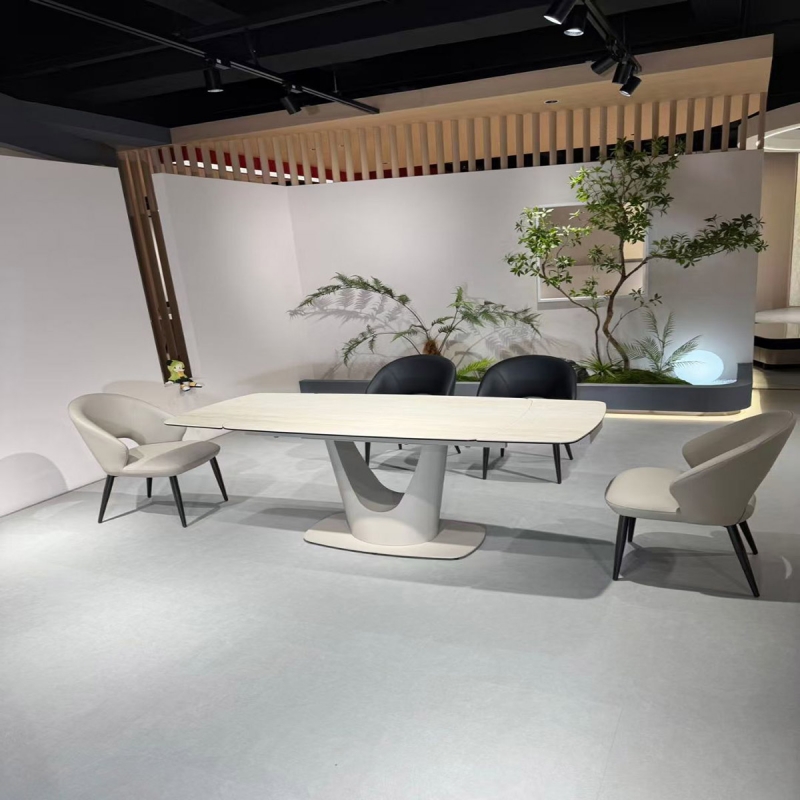 XT3310複合洞石面板桌